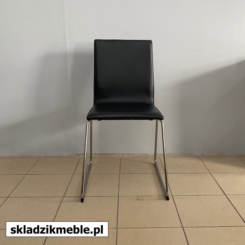 170624 KRZESŁO KONFERENCYJNE CZARNE CHROM IKEA VOLFGANG - obrazek 8
