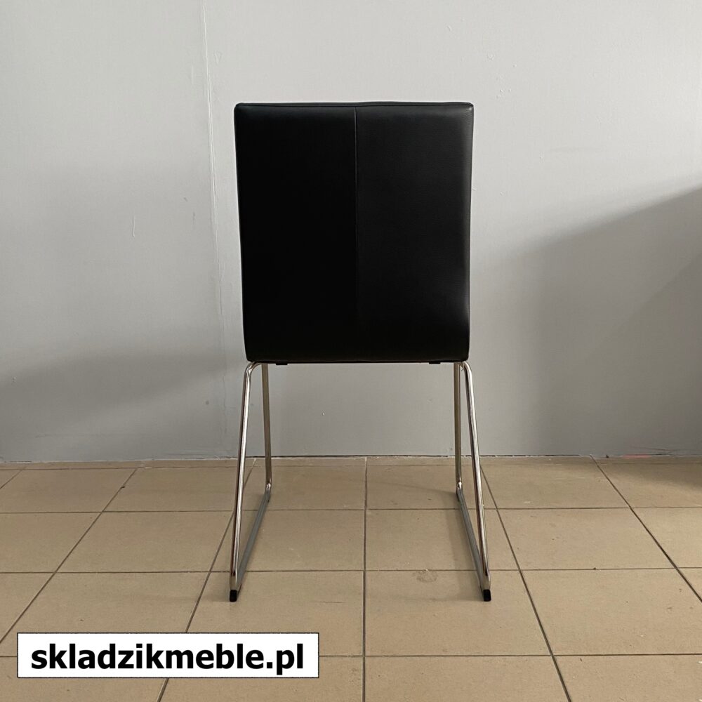 170624 KRZESŁO KONFERENCYJNE CZARNE CHROM IKEA VOLFGANG - obrazek 4
