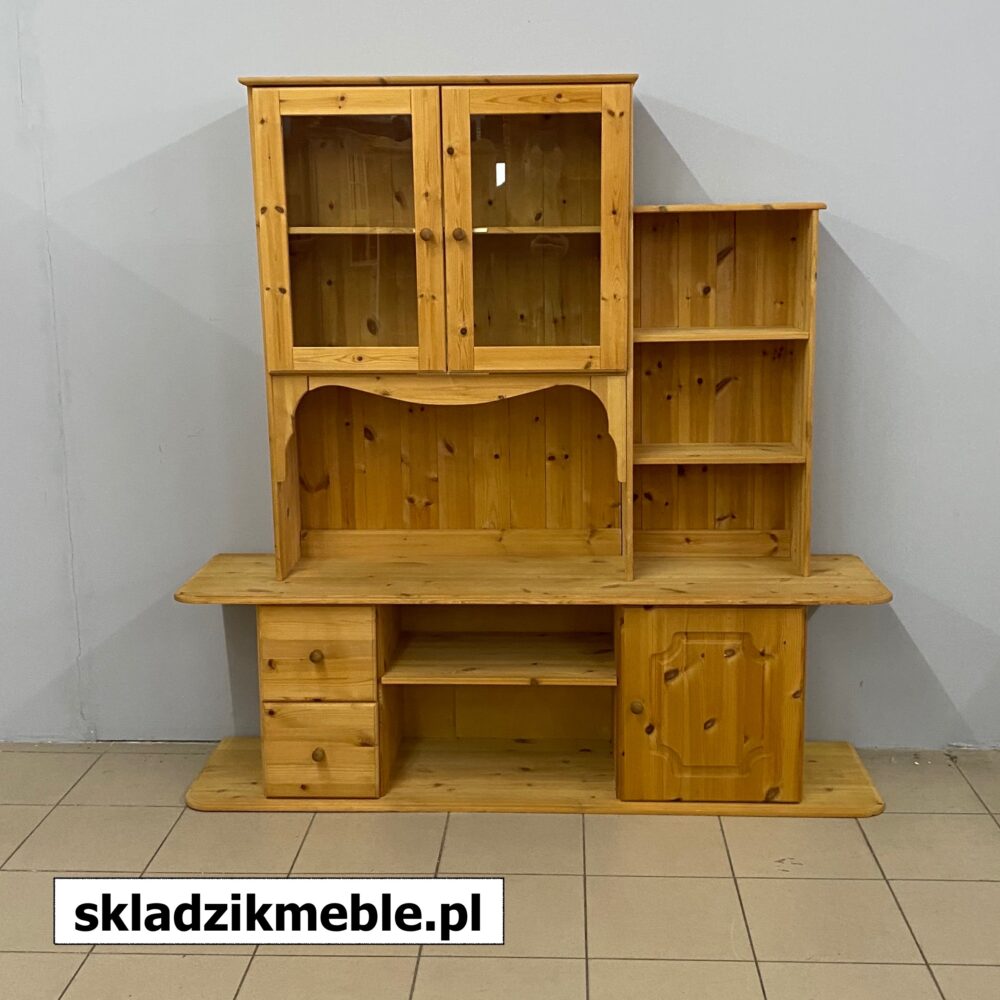 230624 REGAŁ SOSNOWY SZAFKA RTV BAREK - obrazek 4