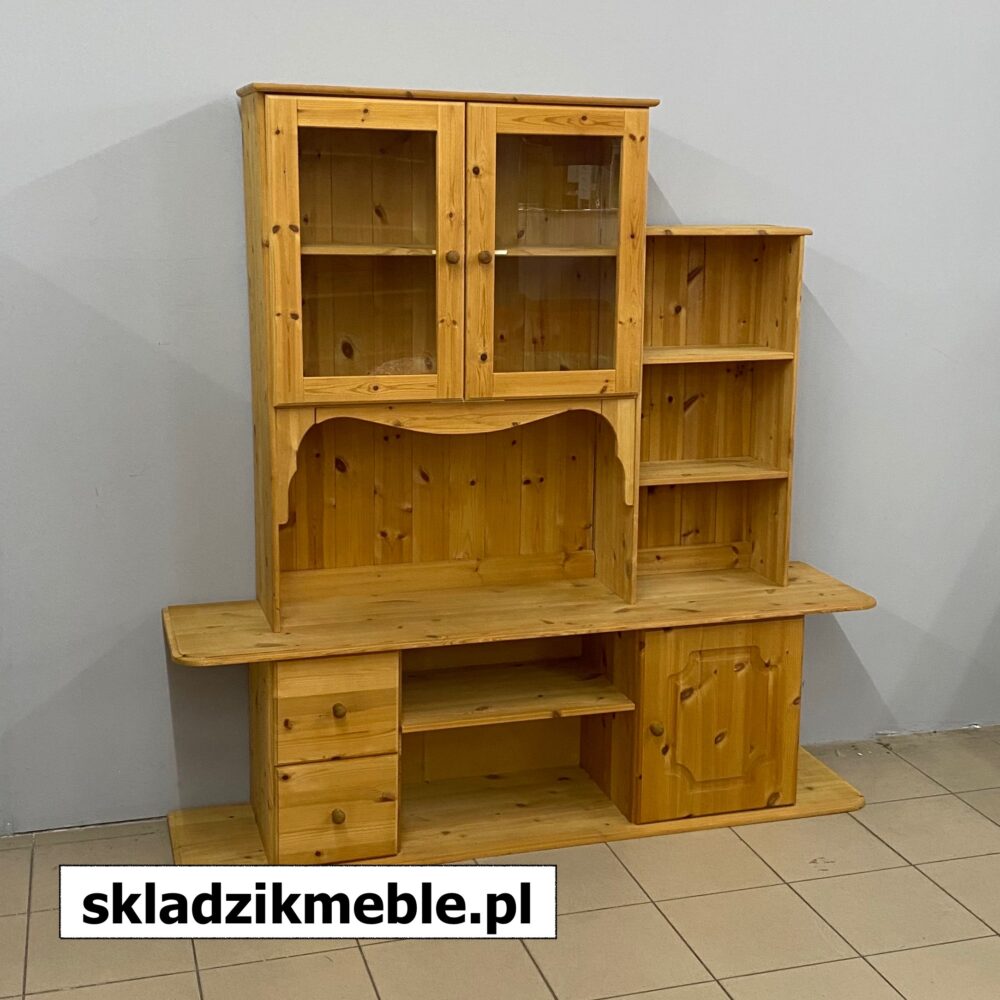 230624 REGAŁ SOSNOWY SZAFKA RTV BAREK - obrazek 5