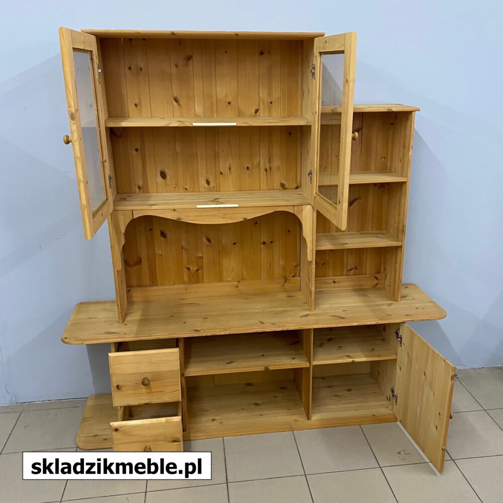 230624 REGAŁ SOSNOWY SZAFKA RTV BAREK - obrazek 7
