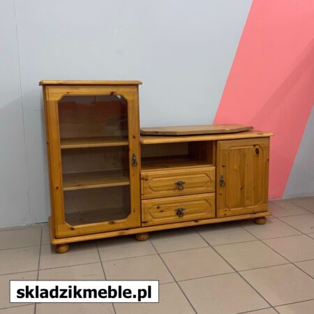 250624 SZAFKA RTV SOSNA OBROTOWY BLAT