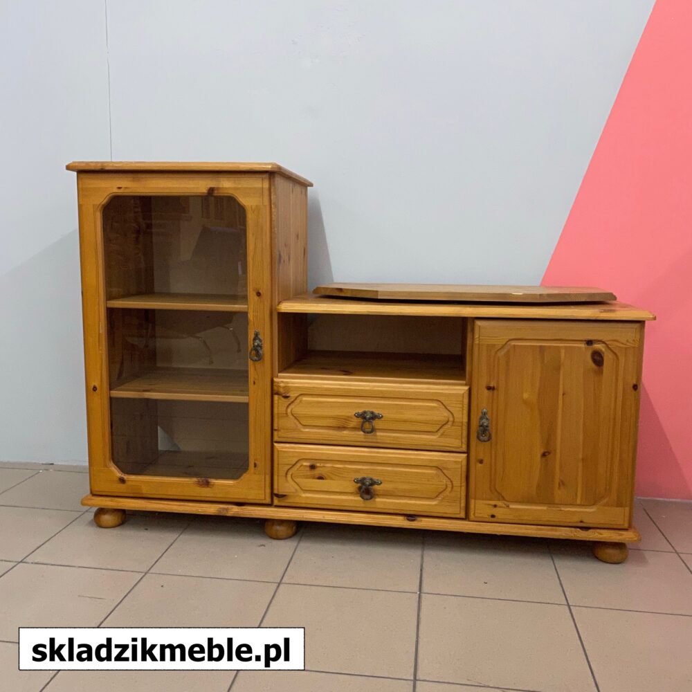 250624 SZAFKA RTV SOSNA OBROTOWY BLAT - obrazek 3