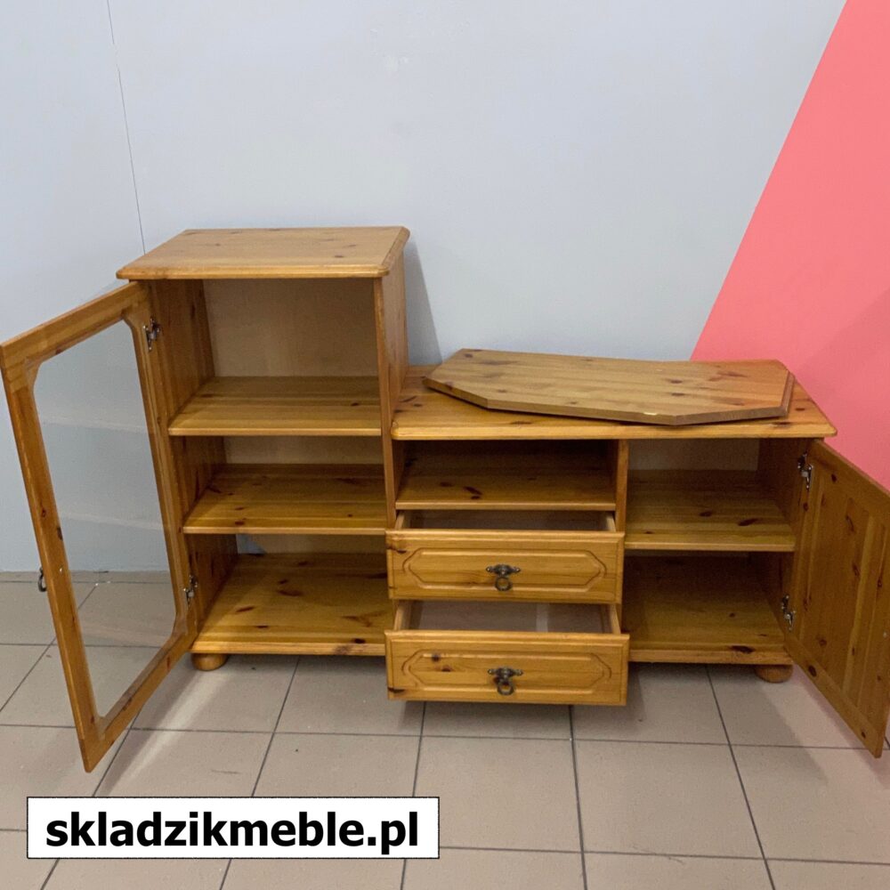 250624 SZAFKA RTV SOSNA OBROTOWY BLAT - obrazek 5