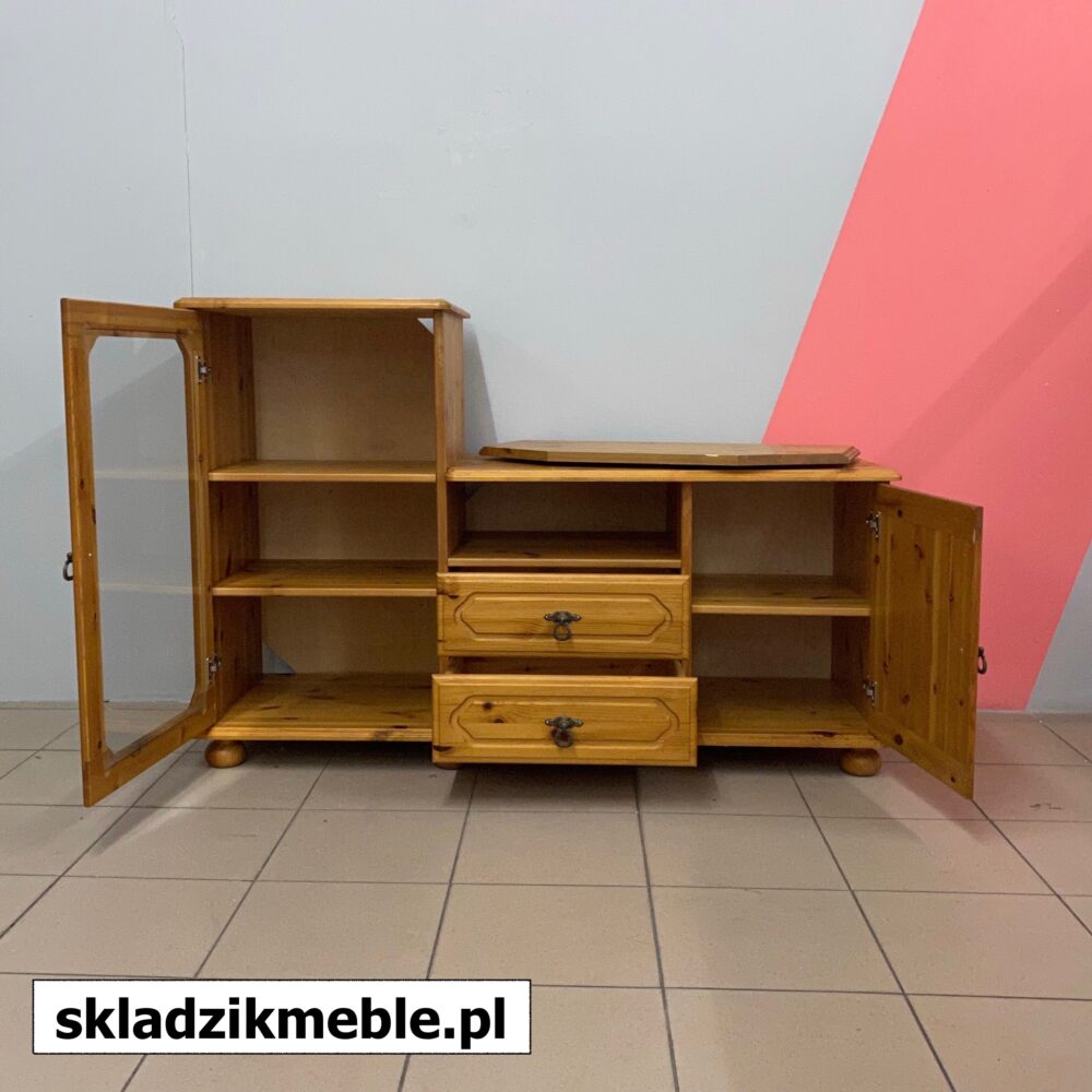 250624 SZAFKA RTV SOSNA OBROTOWY BLAT - obrazek 6