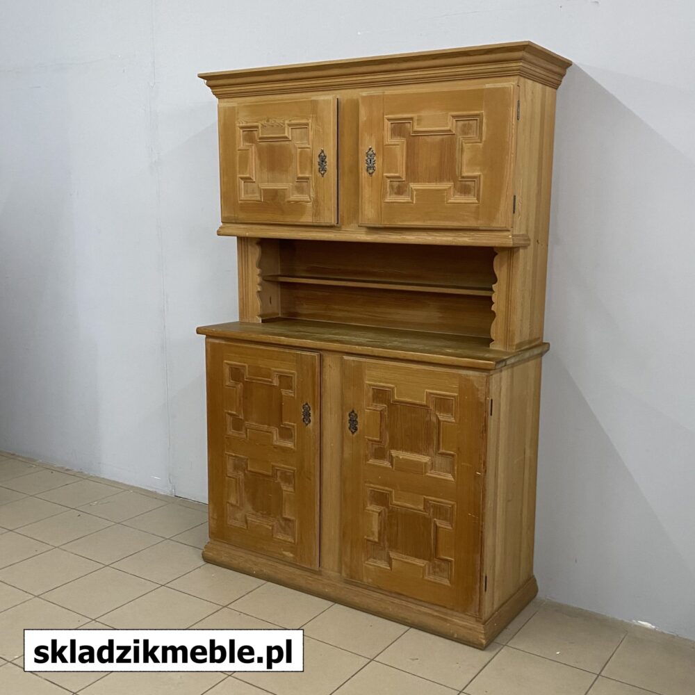 280624 SKANDYNAWSKI KREDENS SOSNOWY O SZEROKOŚCI 120 CM - obrazek 4