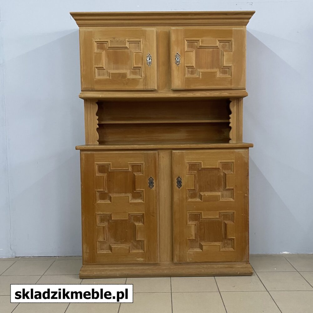 280624 SKANDYNAWSKI KREDENS SOSNOWY O SZEROKOŚCI 120 CM