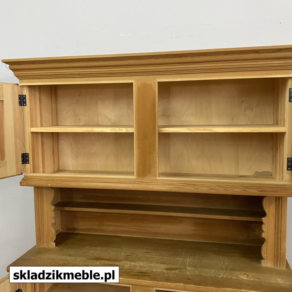 280624 SKANDYNAWSKI KREDENS SOSNOWY O SZEROKOŚCI 120 CM - obrazek 9