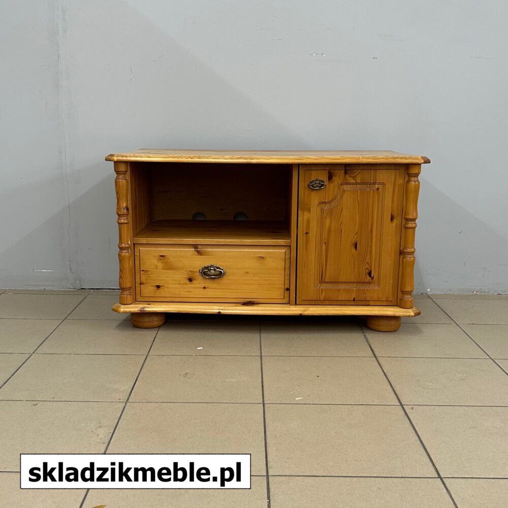 310624 MAŁA SZAFKA RTV SOSNOWA - obrazek 2