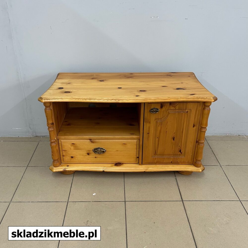 310624 MAŁA SZAFKA RTV SOSNOWA