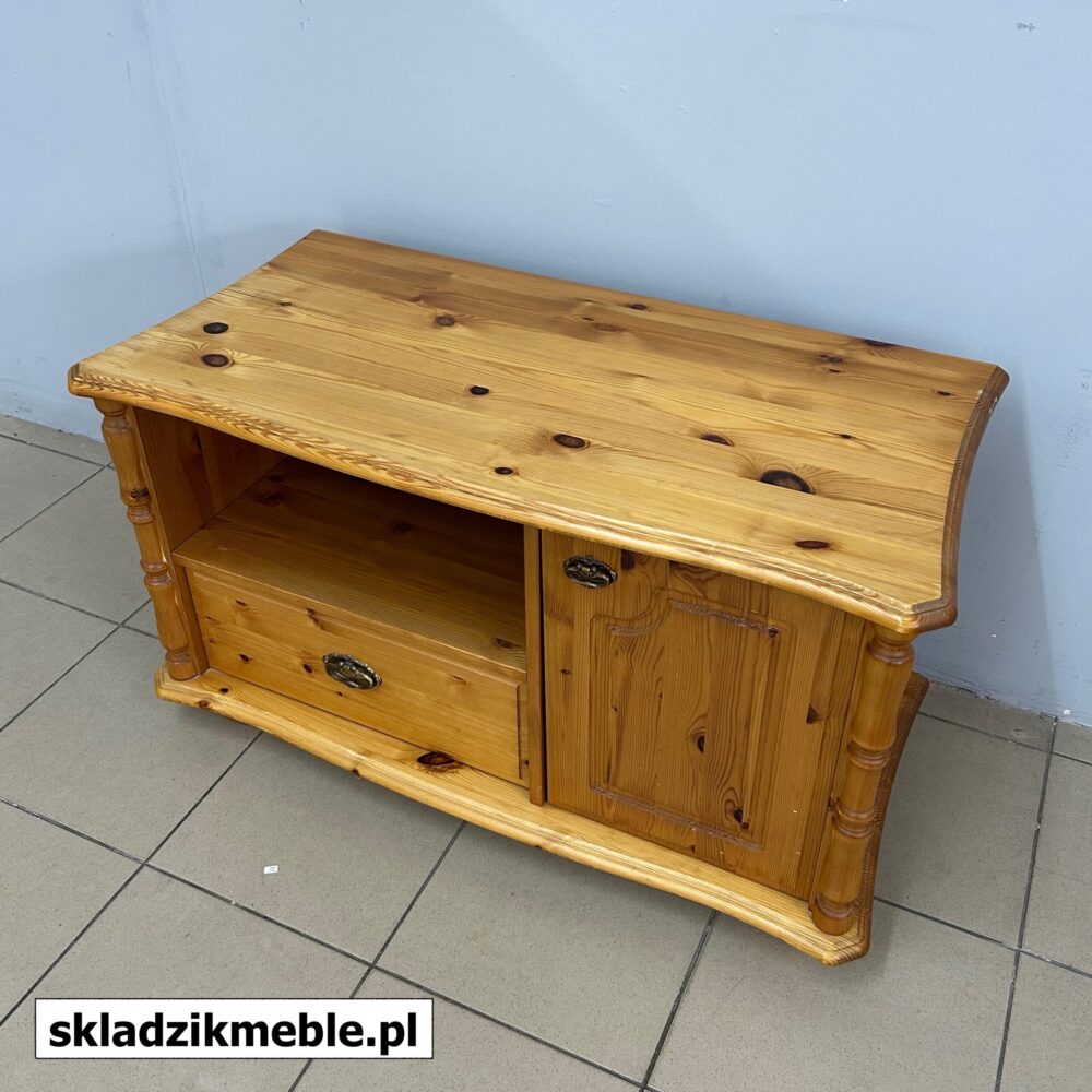 310624 MAŁA SZAFKA RTV SOSNOWA - obrazek 7