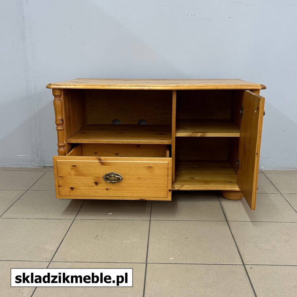 310624 MAŁA SZAFKA RTV SOSNOWA - obrazek 9