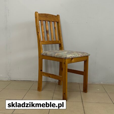 370624 KRZESŁO SOSNOWE Z MIĘKKIM SIEDZISKIEM