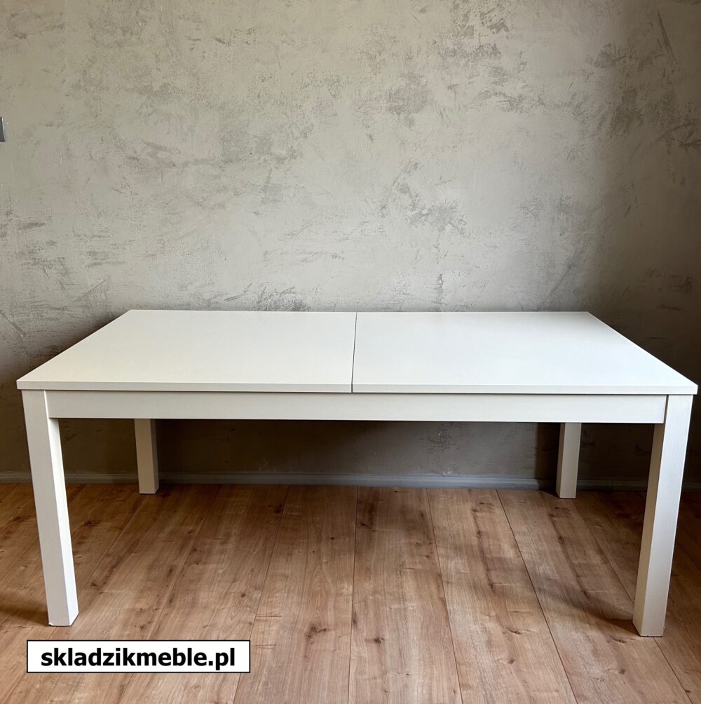 740624 STÓŁ BIAŁY ROZKŁADANY IKEA LIATORP   - obrazek 2