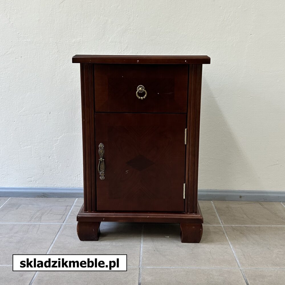 650624 SZAFKA NOCNA Z SZUFLADKĄ DĄB CIEMNY LEWA/PRAWA    