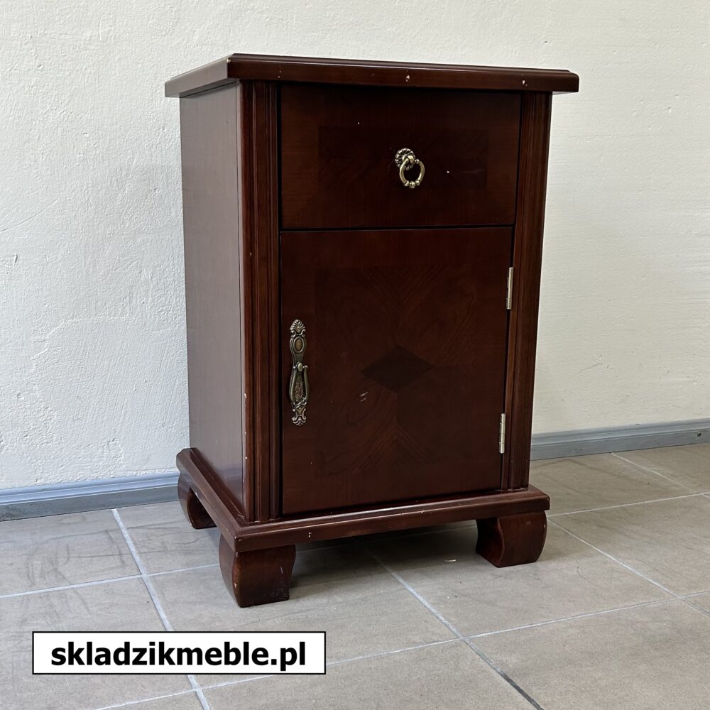 650624 SZAFKA NOCNA Z SZUFLADKĄ DĄB CIEMNY LEWA/PRAWA     - obrazek 4