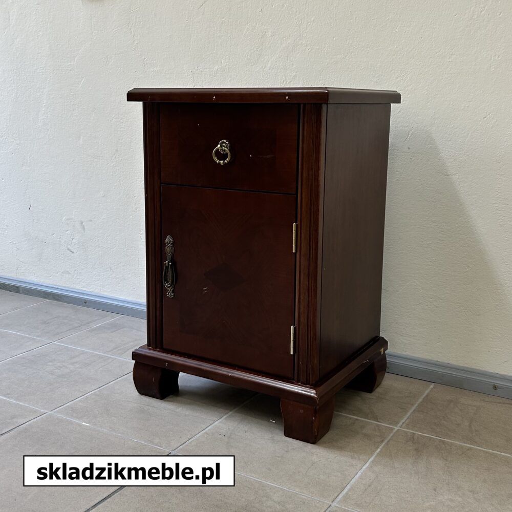 650624 SZAFKA NOCNA Z SZUFLADKĄ DĄB CIEMNY LEWA/PRAWA     - obrazek 5
