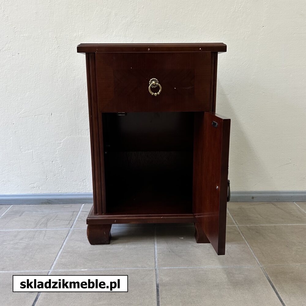650624 SZAFKA NOCNA Z SZUFLADKĄ DĄB CIEMNY LEWA/PRAWA     - obrazek 7