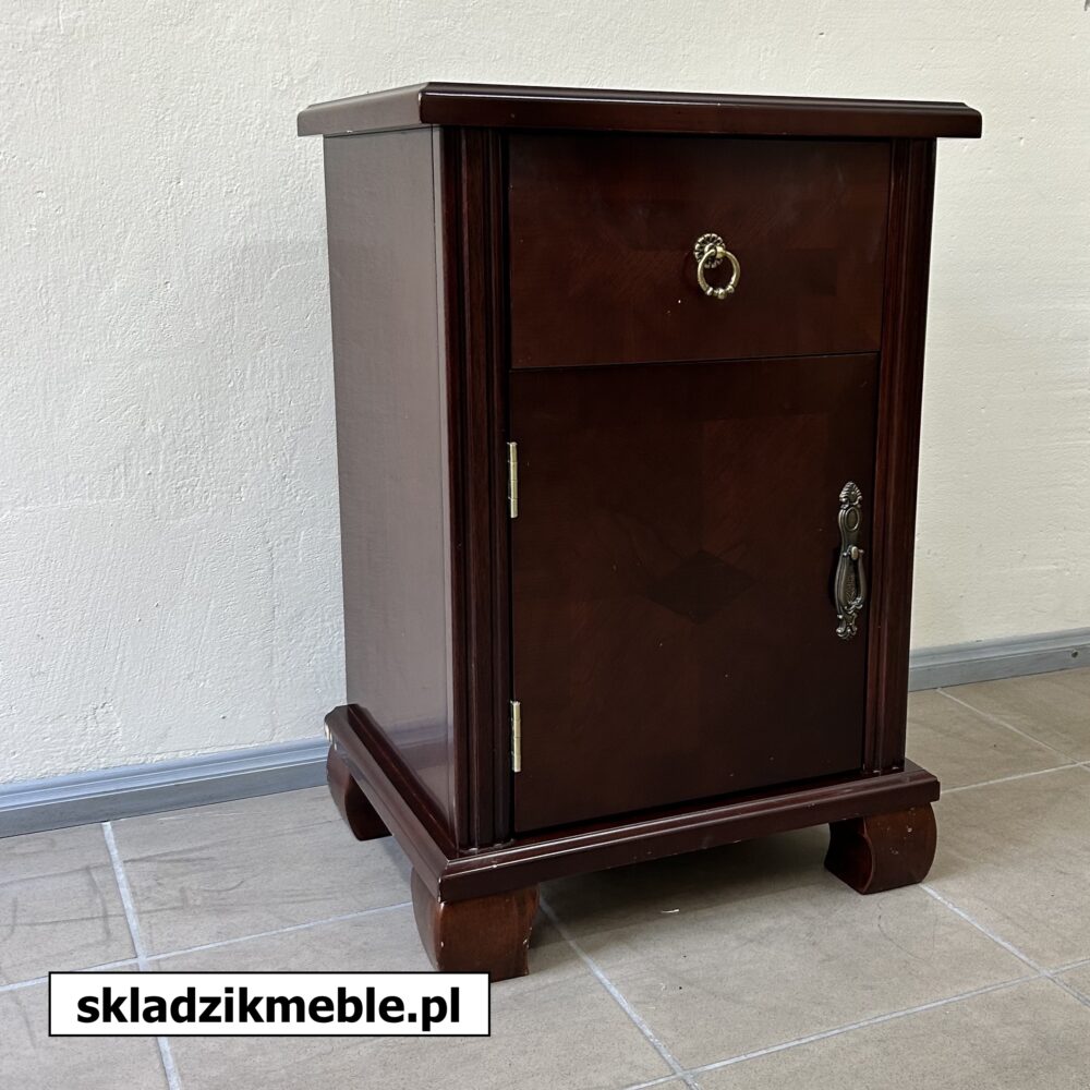 650624 SZAFKA NOCNA Z SZUFLADKĄ DĄB CIEMNY LEWA/PRAWA     - obrazek 10