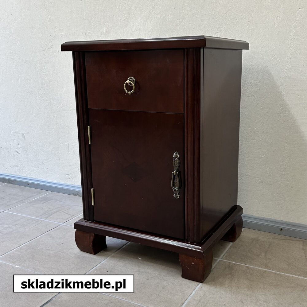 650624 SZAFKA NOCNA Z SZUFLADKĄ DĄB CIEMNY LEWA/PRAWA     - obrazek 11