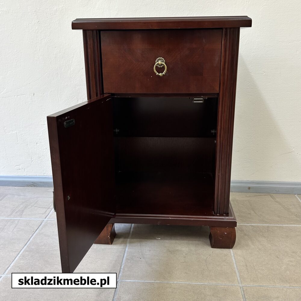 650624 SZAFKA NOCNA Z SZUFLADKĄ DĄB CIEMNY LEWA/PRAWA     - obrazek 13