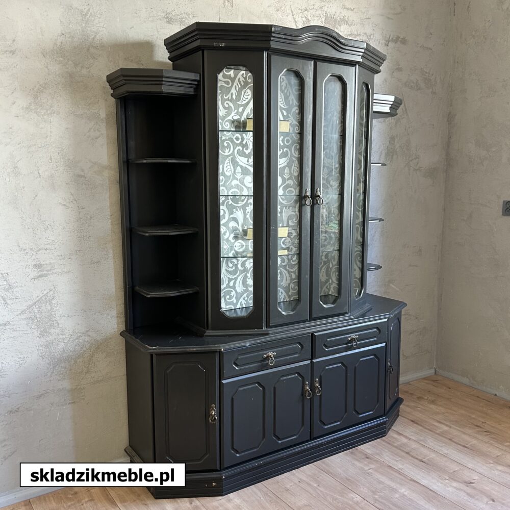 670624 KREDENS WITRYNA PRZESZKLONA GRAFIT     - obrazek 5