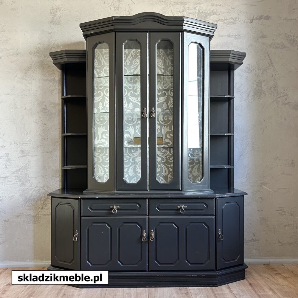 670624 KREDENS WITRYNA PRZESZKLONA GRAFIT     - obrazek 18