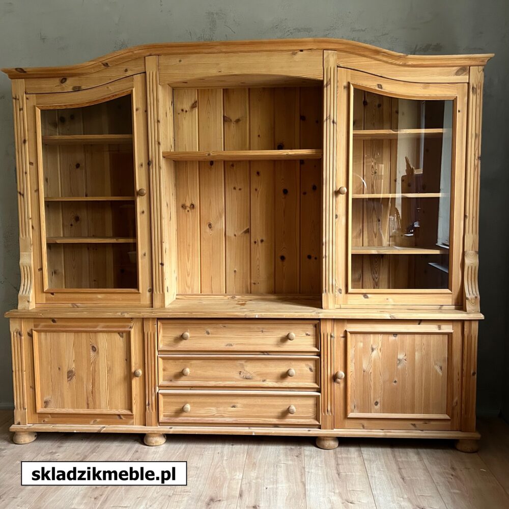 140924 KREDENS SOSNOWY BARDZO SZEROKI 241 CM
