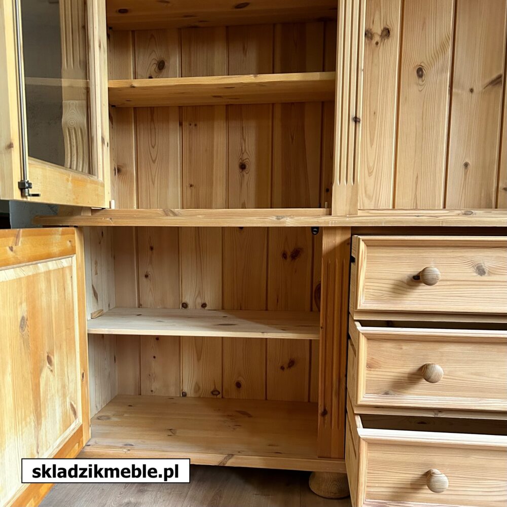 140924 KREDENS SOSNOWY BARDZO SZEROKI 241 CM - obrazek 3