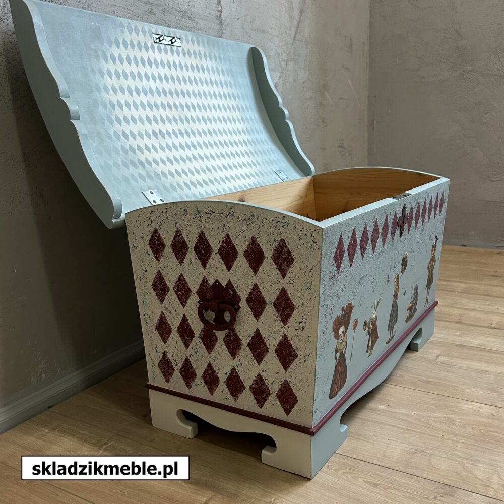 110125 SKRZYNIA INSPIROWANA ALICJĄ W KRAINIE CZARÓW - obrazek 12
