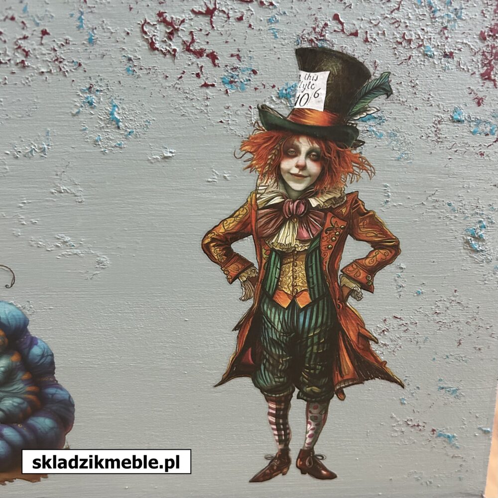 110125 SKRZYNIA INSPIROWANA ALICJĄ W KRAINIE CZARÓW - obrazek 15