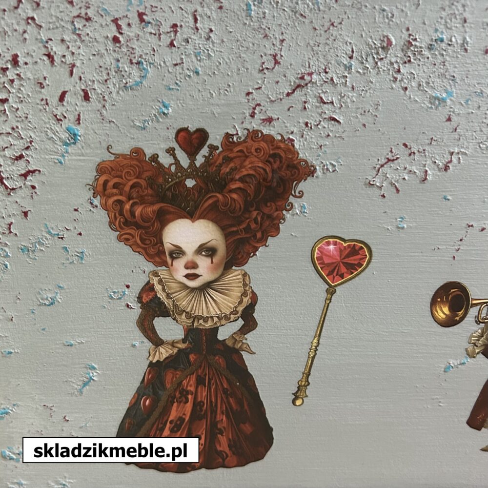 110125 SKRZYNIA INSPIROWANA ALICJĄ W KRAINIE CZARÓW - obrazek 16