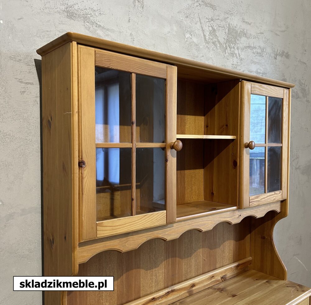 040325 PROSTY, KLASYCZNY KREDENS SOSNOWY, PŁYTKI 37 cm - obrazek 11