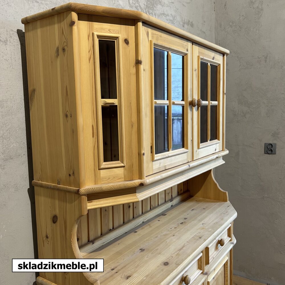 060325 KREDENS SOSNOWY SUROWY ZE ŚCIĘTYMI BOKAMI - obrazek 7