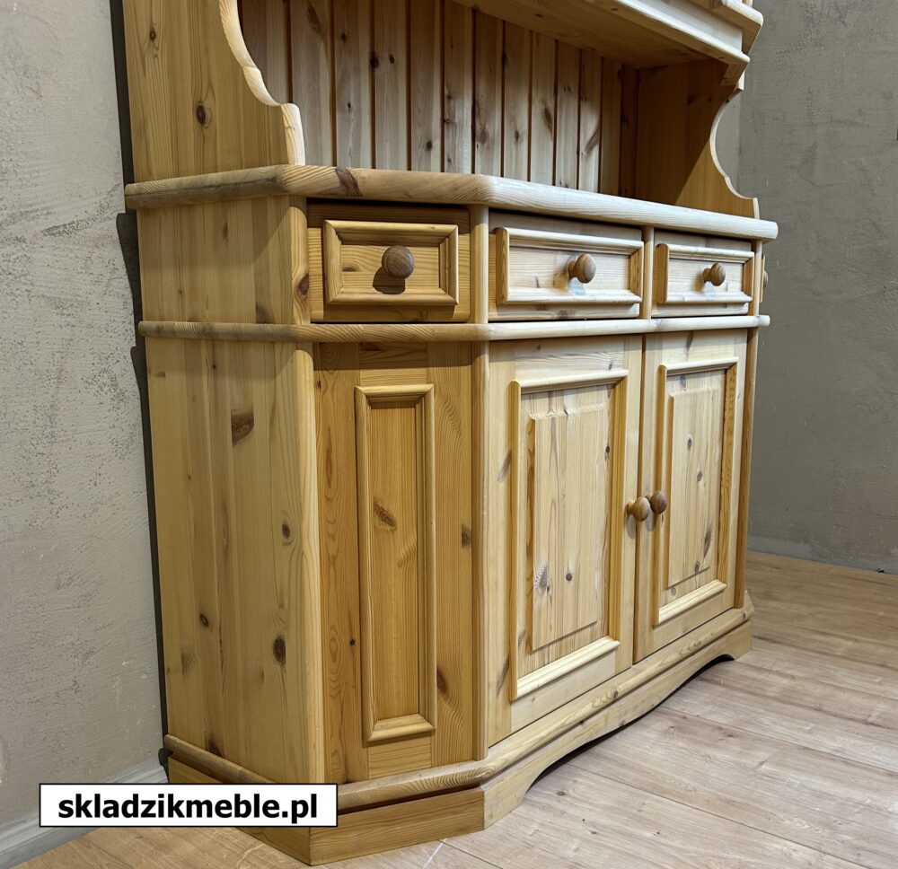 060325 KREDENS SOSNOWY SUROWY ZE ŚCIĘTYMI BOKAMI - obrazek 8