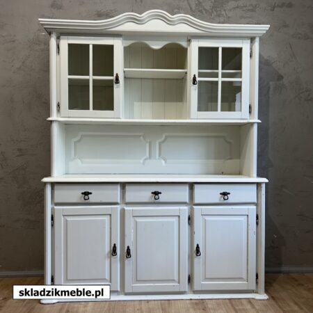 210325 SKANDYNAWSKI KREDENS SOSNOWY BIAŁY