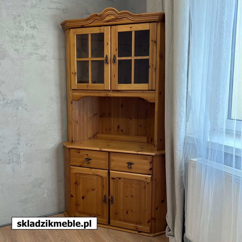 100625 NIEWIELKI KREDENS SOSNOWY NAROŻNY - obrazek 9