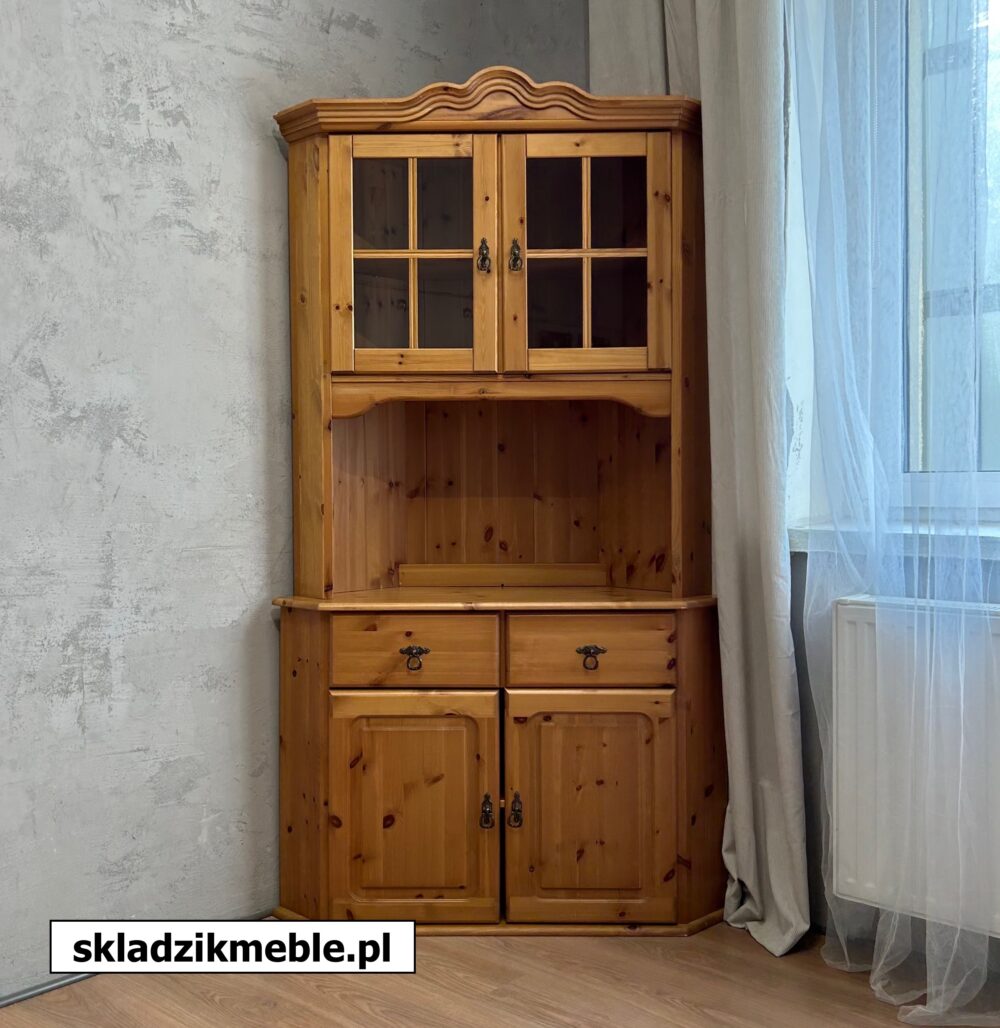 100625 NIEWIELKI KREDENS SOSNOWY NAROŻNY - obrazek 8