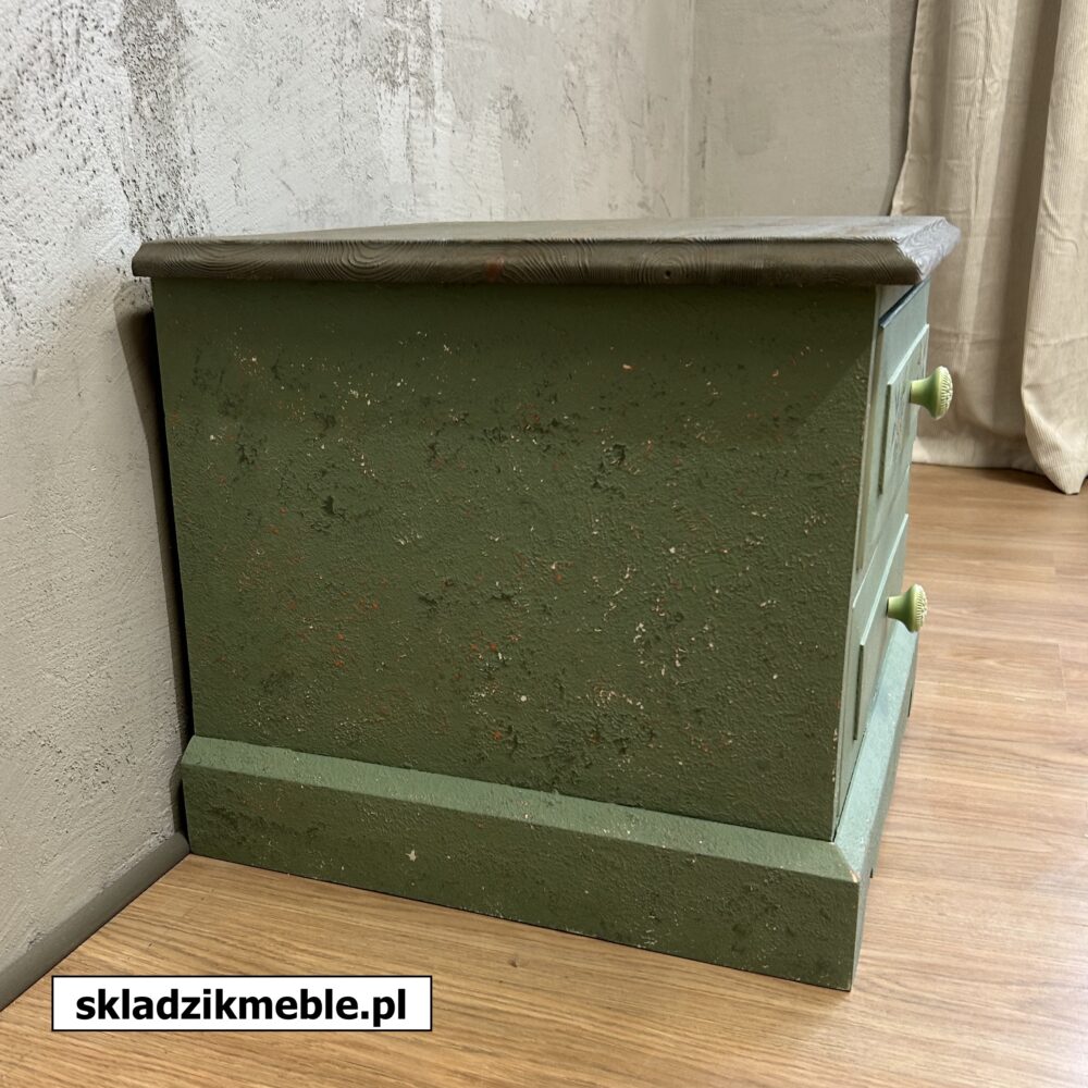 070725 NIEWIELKA SZAFKA Z DWIEMA SZUFLADKAMI, PO METAMORFOZIE - obrazek 8
