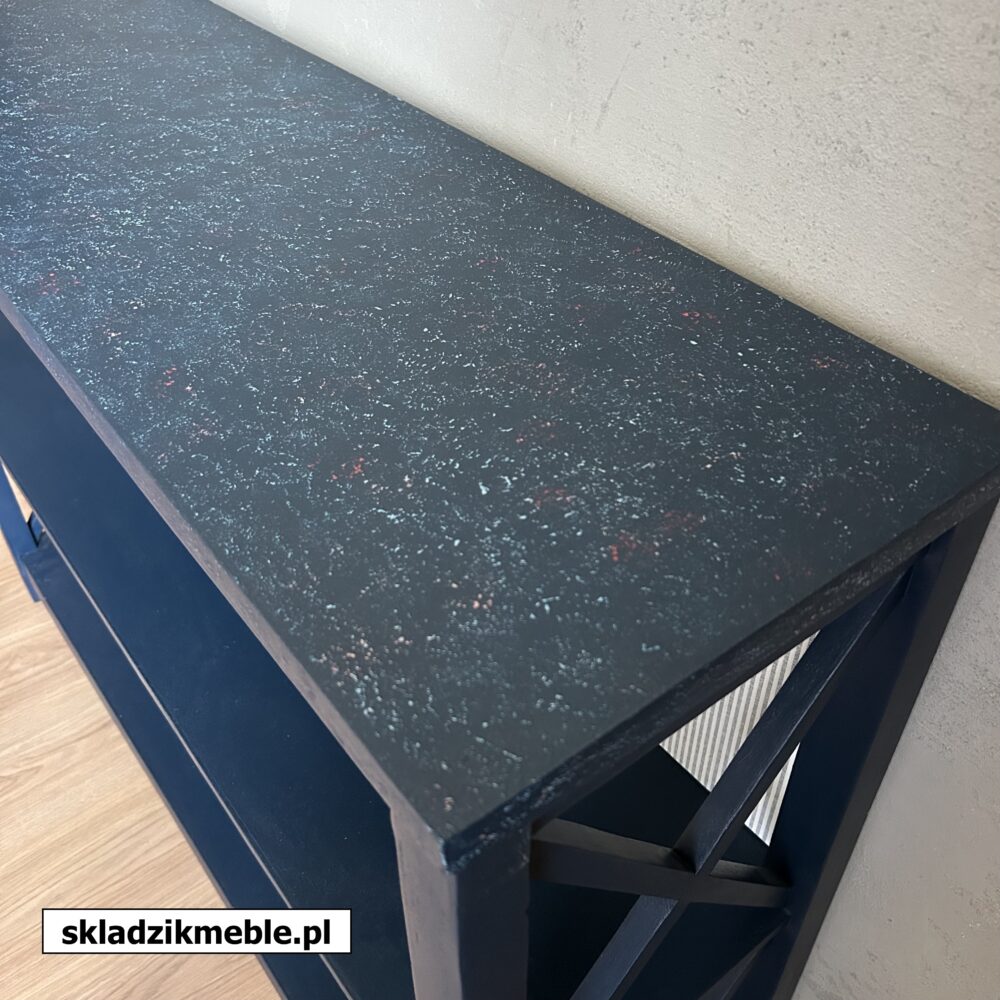110725 PROSTA KONSOLA W STYLU HAMPTON PO METAMORFOZIE - obrazek 13