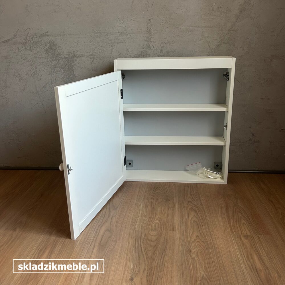 120725 BIAŁA SZAFKA WISZĄCA, ŁAZIENKOWA, Z LUSTREM - obrazek 7