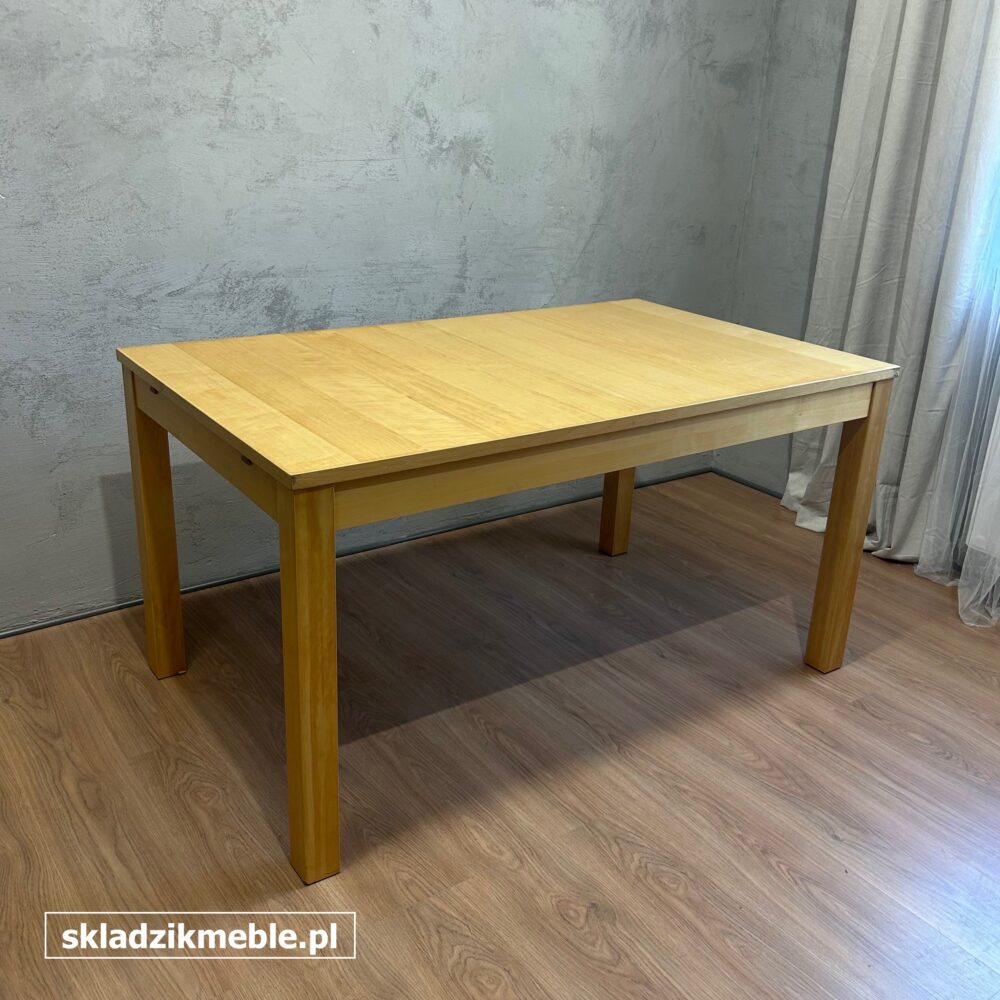140725 ROZKŁADANY STÓŁ IKEA W KOLORZE JASNA BRZOZA - obrazek 2
