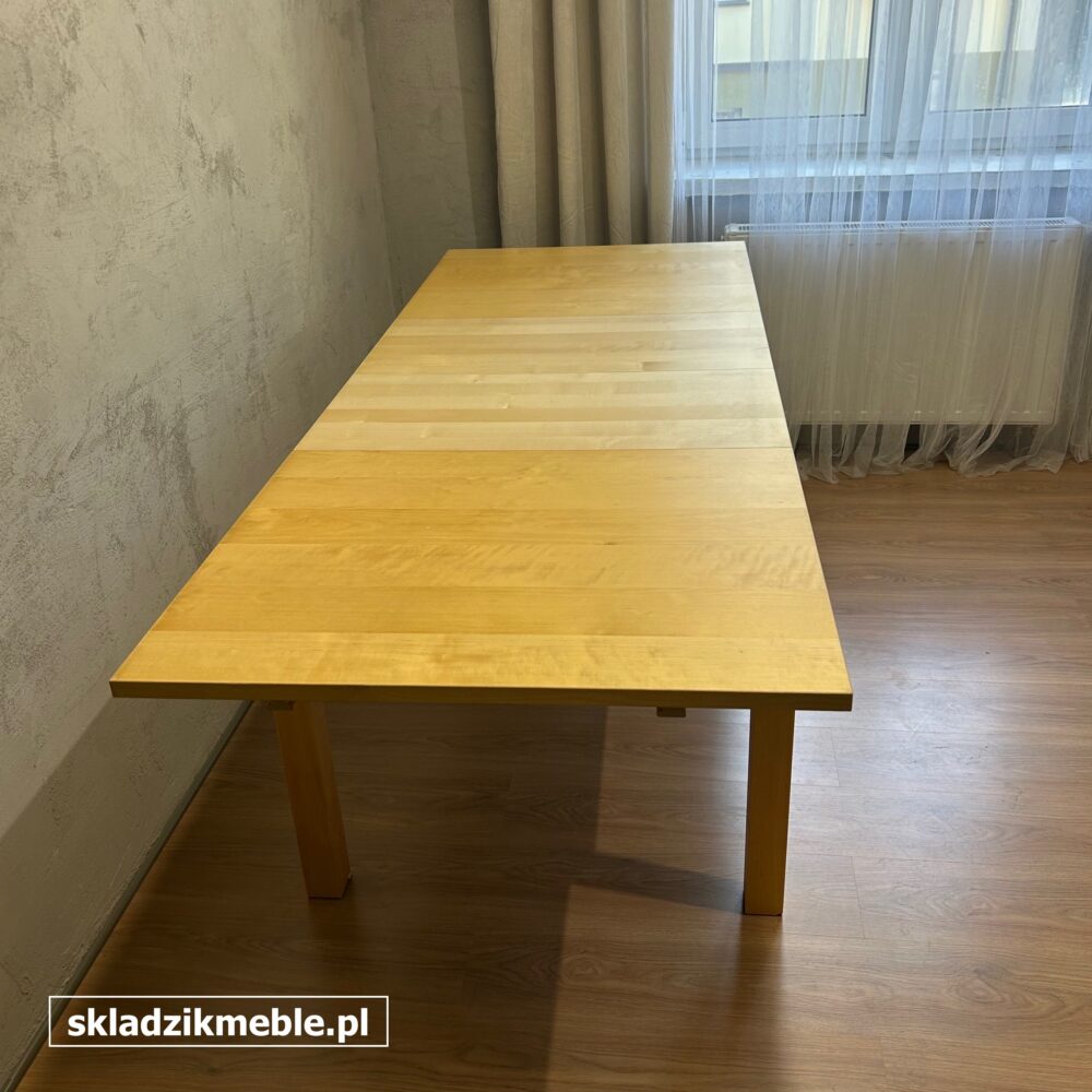 140725 ROZKŁADANY STÓŁ IKEA W KOLORZE JASNA BRZOZA - obrazek 7