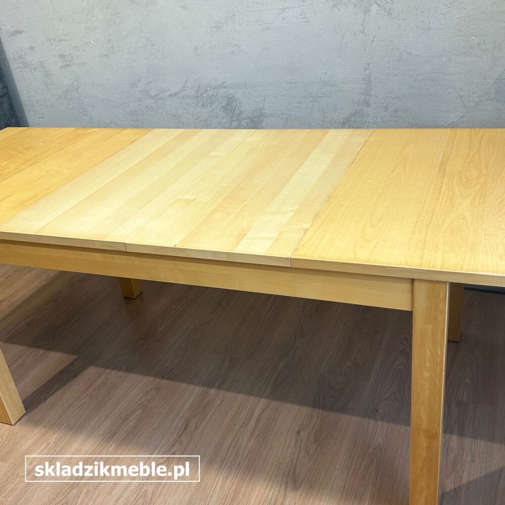 140725 ROZKŁADANY STÓŁ IKEA W KOLORZE JASNA BRZOZA - obrazek 8