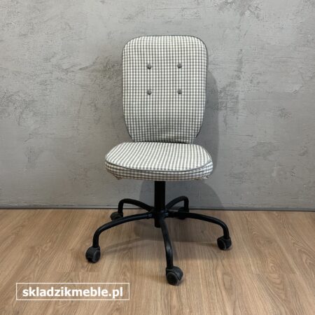 220725 KRZESŁO OBROTOWE IKEA LILLHOJDEN W KRATKĘ