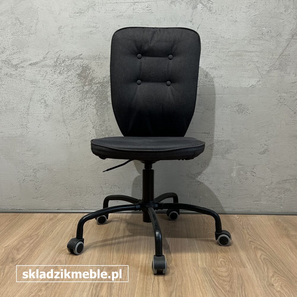 240725 KRZESŁO OBROTOWE IKEA LILLHOJDEN CIEMNOSZARE - obrazek 3