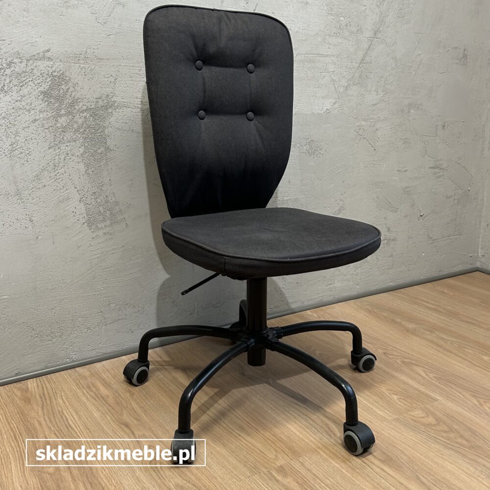 240725 KRZESŁO OBROTOWE IKEA LILLHOJDEN CIEMNOSZARE - obrazek 4