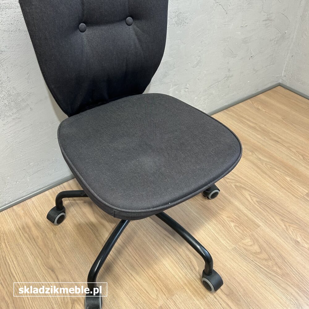 240725 KRZESŁO OBROTOWE IKEA LILLHOJDEN CIEMNOSZARE - obrazek 5