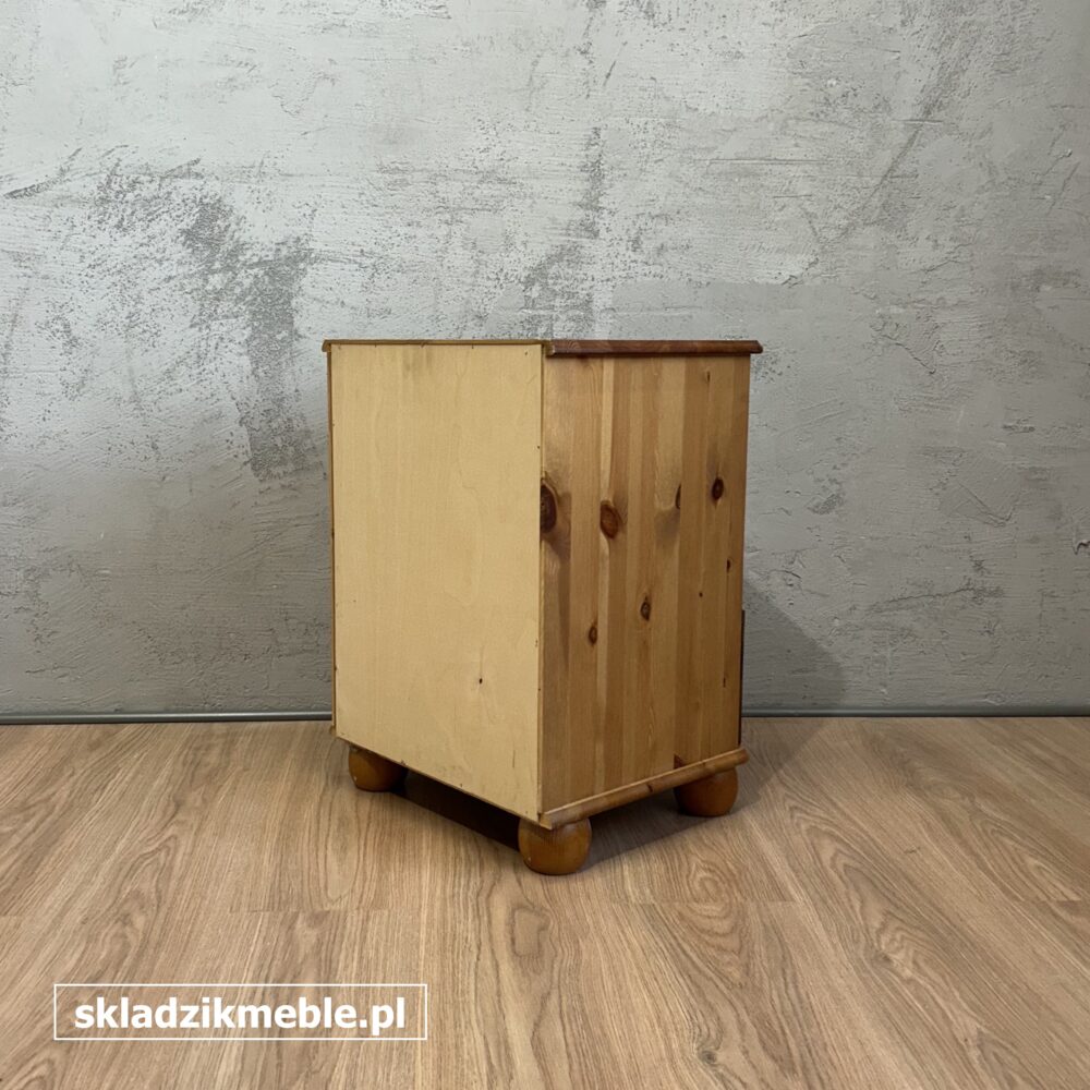 260725 MAŁA SZAFKA SOSNOWA TRZY SZUFLADKI - obrazek 4