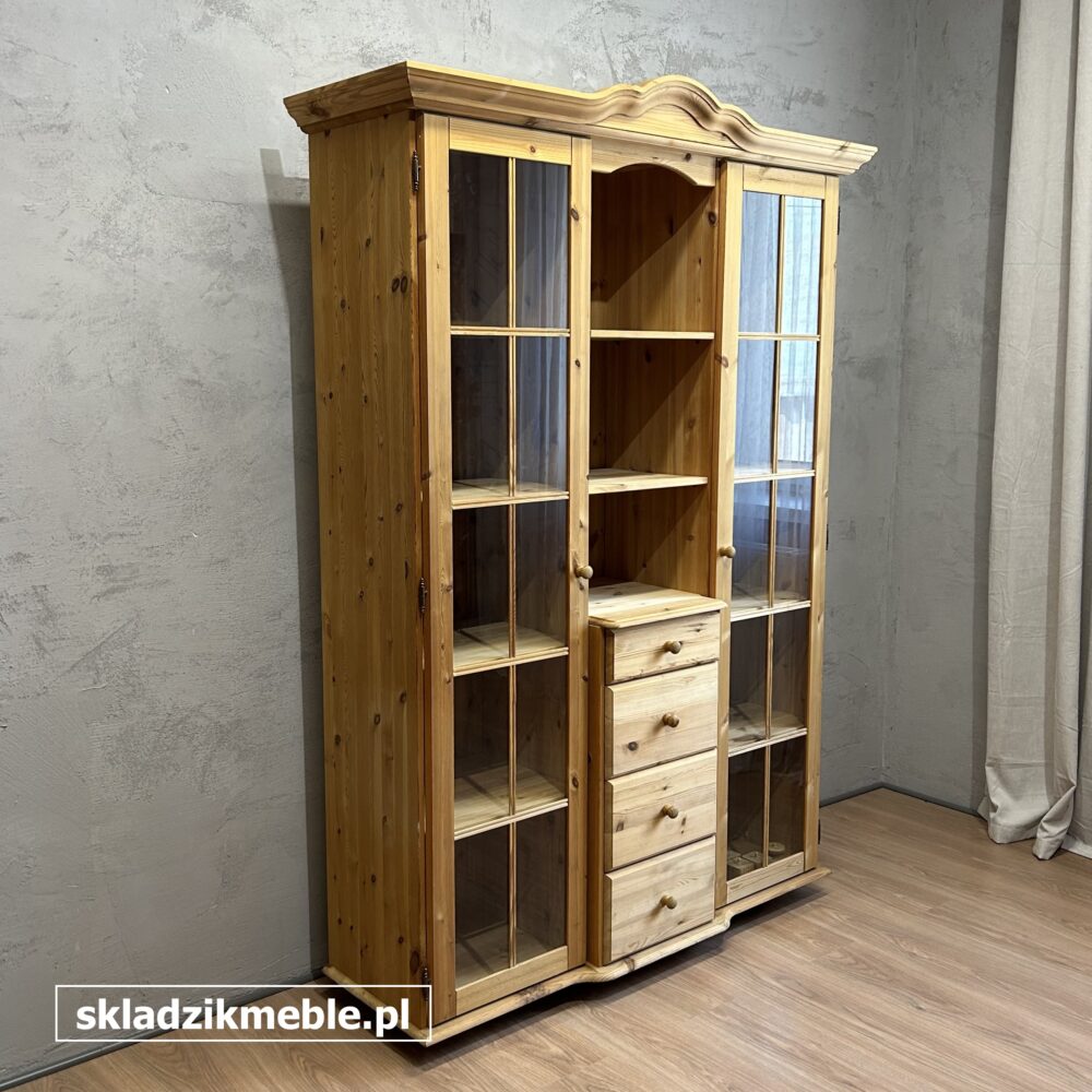 120825 WYSOKA WITRYNA SOSNOWA Z KOLUMNĄ SZUFLAD  - obrazek 5